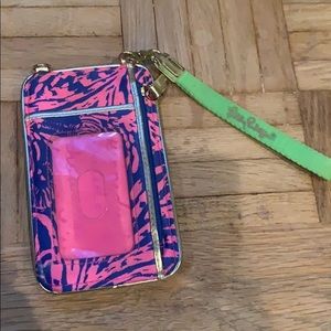 Lilly Pulitzer ID/phone wristlet